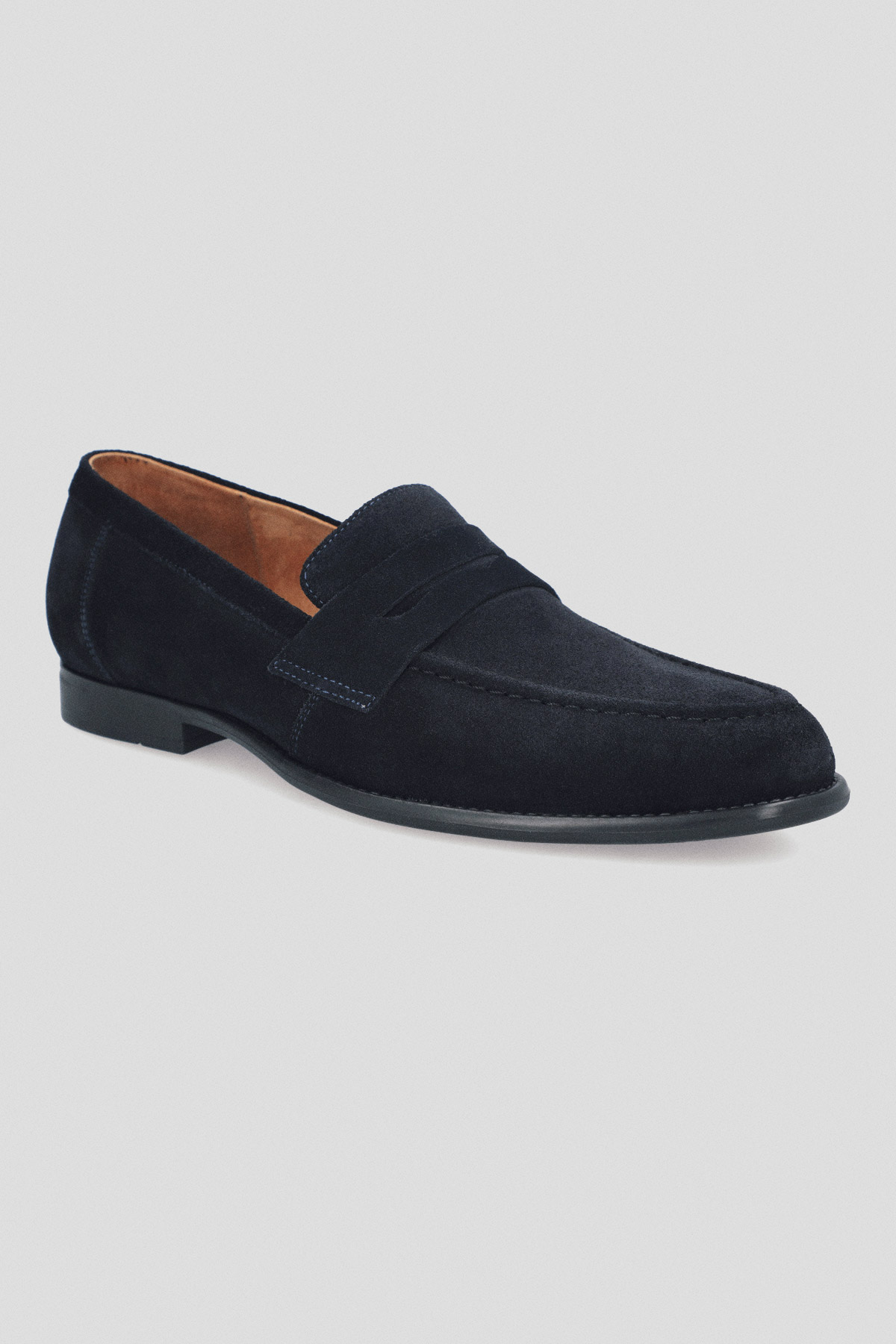 Lancerto Buty Loafersy Huron Granat