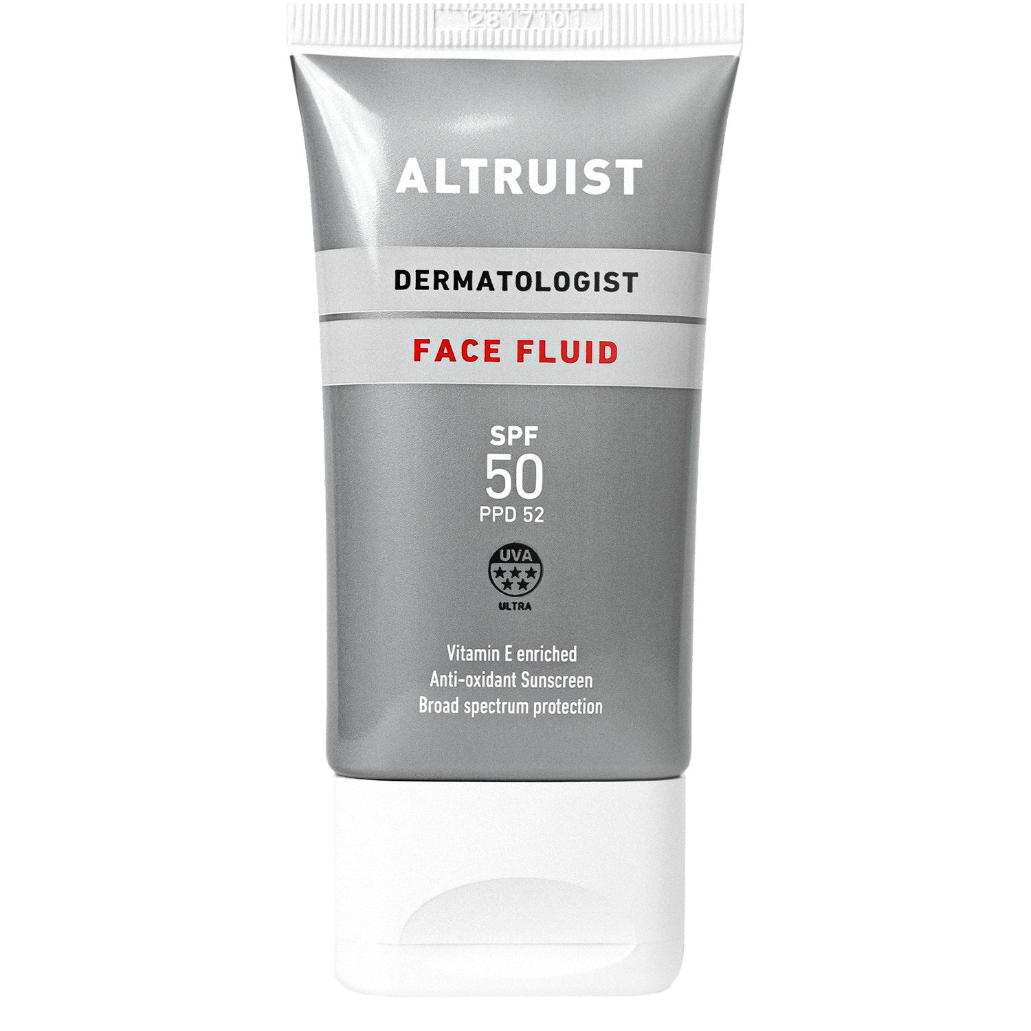 Altruist Face Fluid krem przeciwsłoneczny z SPF50 i niacynamidem do twarzy, 50 ml