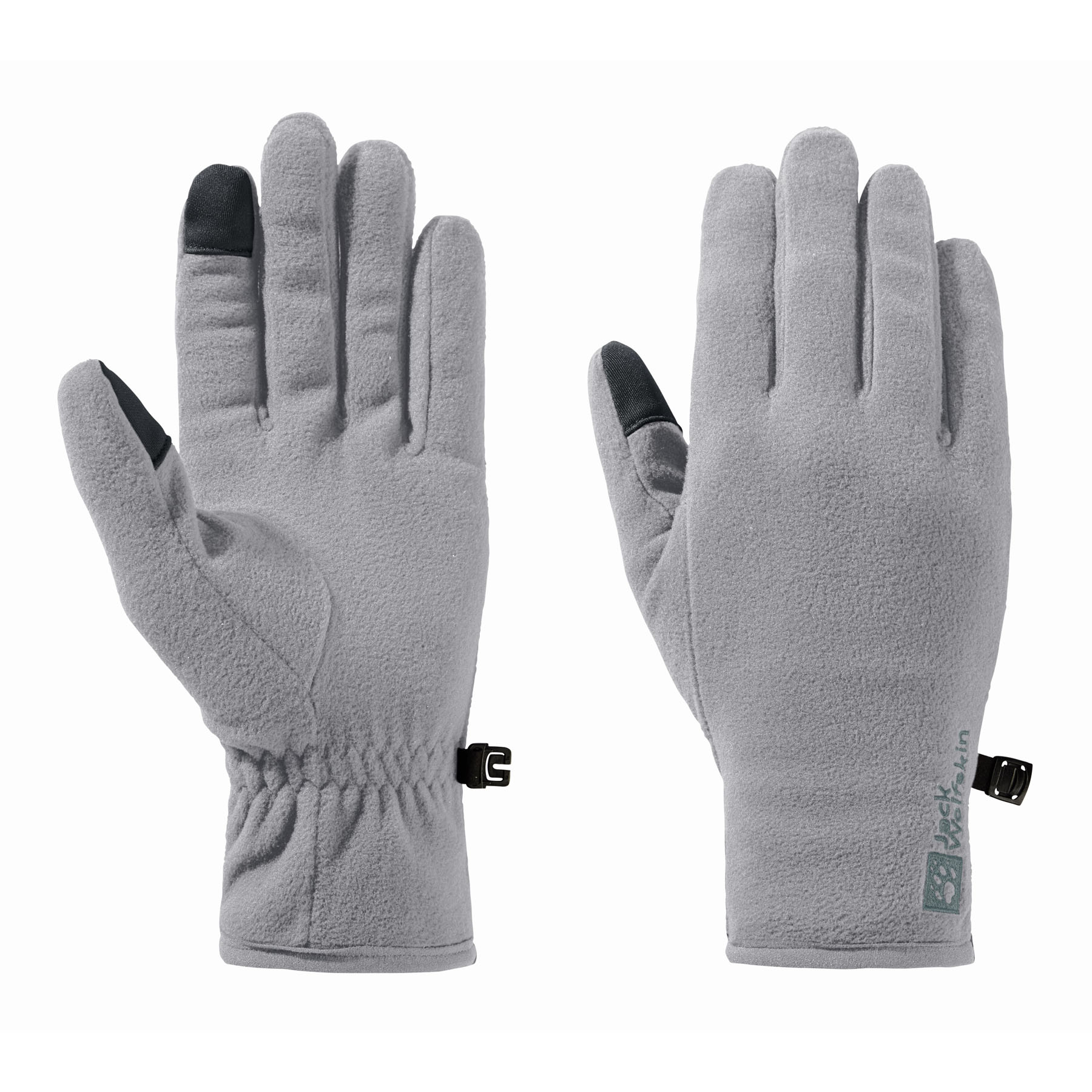 Rękawice polarowe Jack Wolfskin REAL STUFF GLOVE slate grey - L