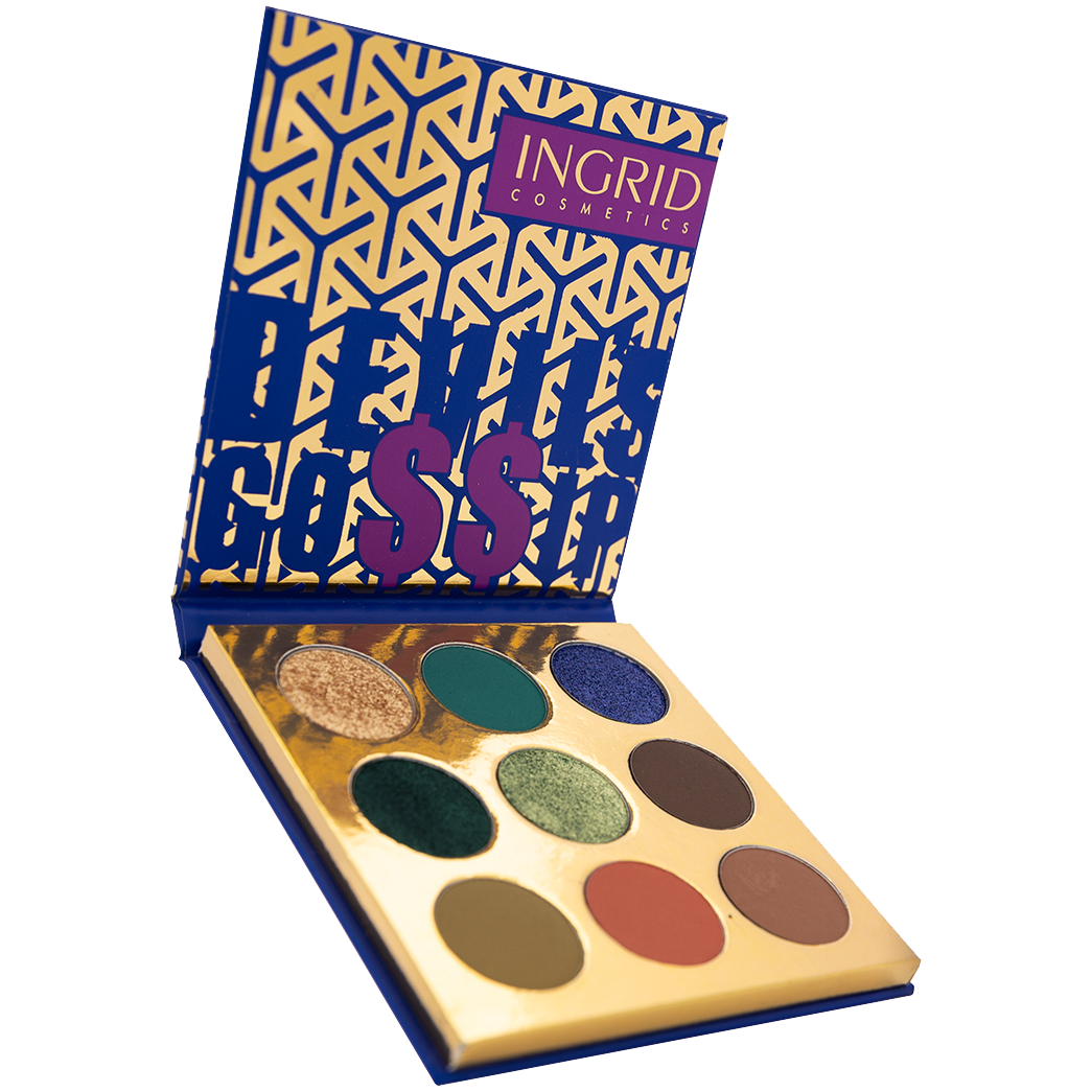 Ingrid Devil's Gosspi paleta cieni do powiek, 9 g