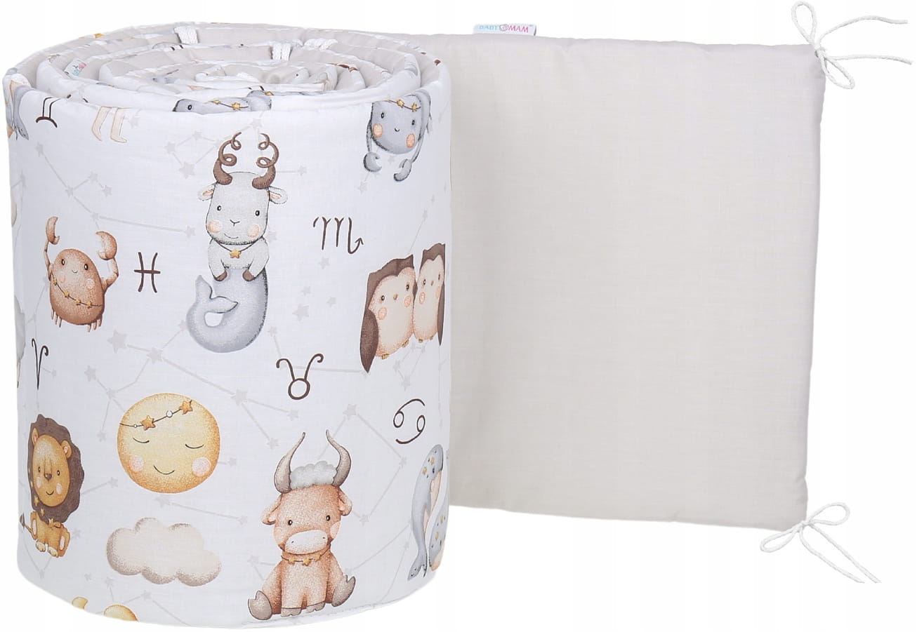 Ochraniacz do łóżeczka dwustronny na szczebelki 180x30cm Babymam
