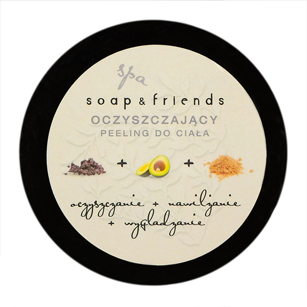 Soap&Friends peeling do ciała borowina, 200 ml