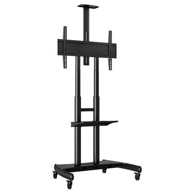 Stojak podłogowy FIBER NOVELTY AVA1800 do TV 55-80 cali Czarny