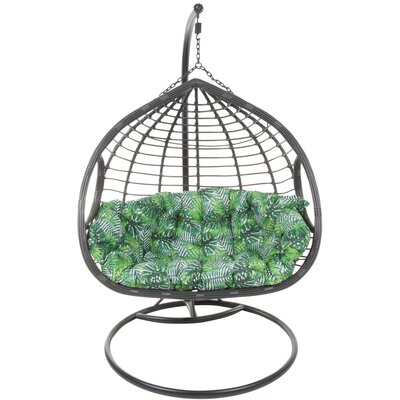 Poduszka do fotela wiszącego PATIO G035-02LB 105 x 175 cm Zielony