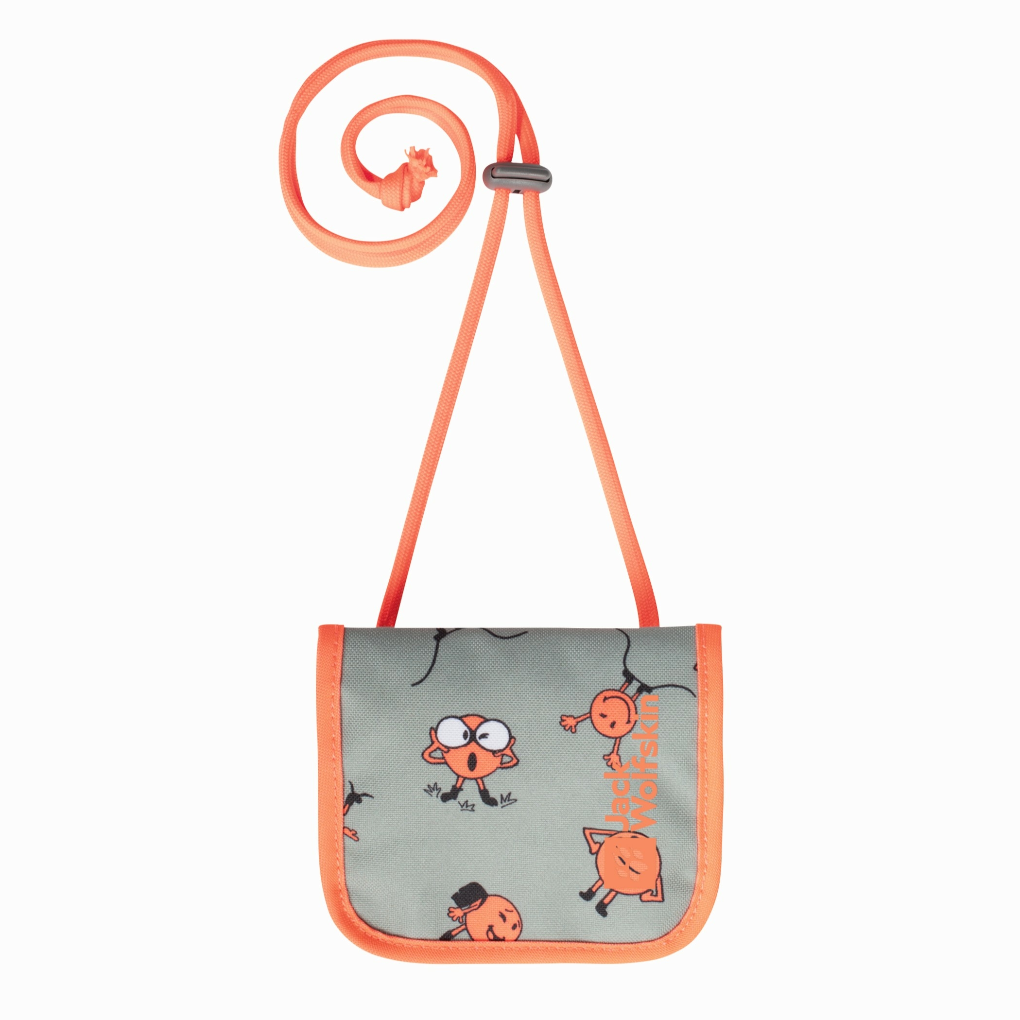 Paszportówka dziecięca Jack Wolfskin SMILEYWORLD POUCH ICON mint leaf - ONE SIZE