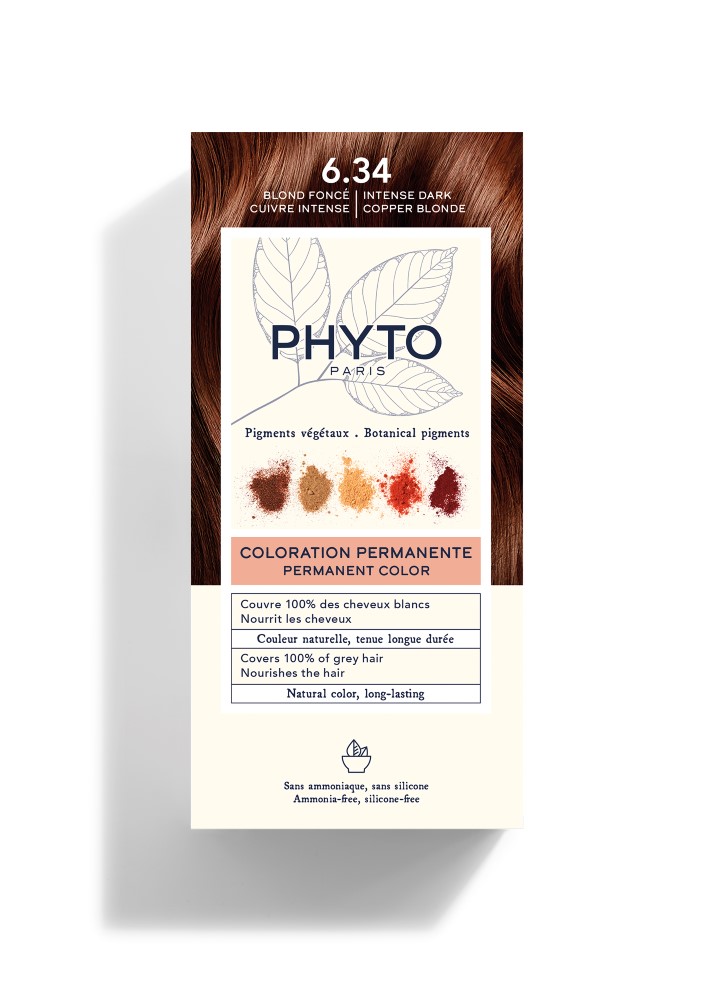 Phyto Paris Phytocolor farba do włosów 6.34 miedziany blond, 1 opak.