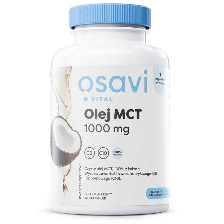 Osavi suplement diety olej MCT, 1000mg, 120 kaps./1 opak.