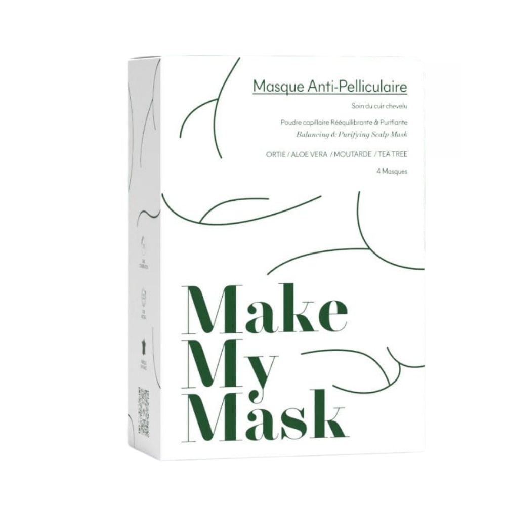 MakeMyMask maska przeciw łupieżowi, egzemie i świądowi, 4 szt./1 opak.