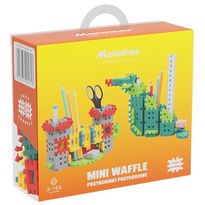Klocki elastyczne MARIOINEX Mini Waffle Przyborniki przygodowe 905753