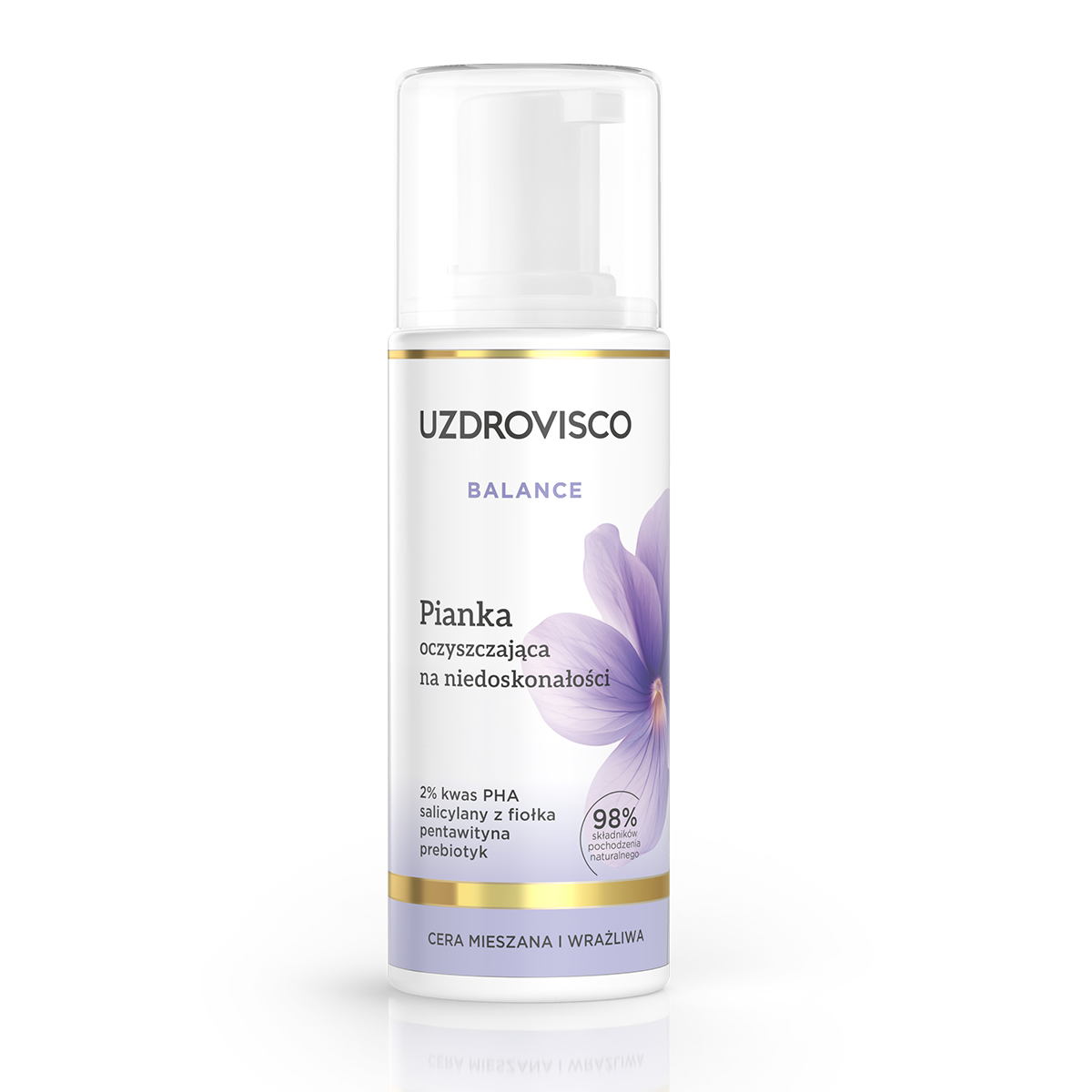 Uzdrovisco pianka oczyszczająca na niedoskonałości, 150 ml