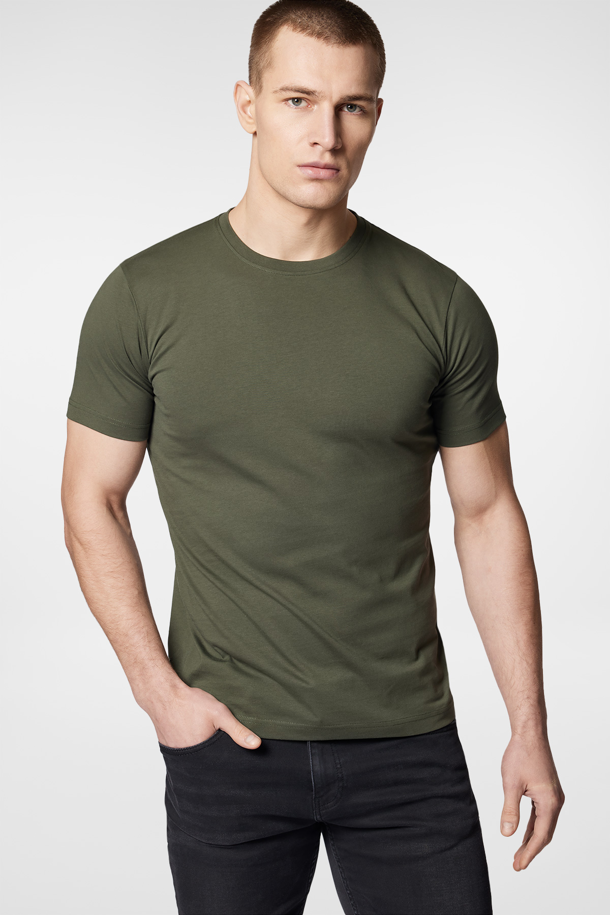 Próchnik - T-shirt Ciemnozielony Bawełniany PM6