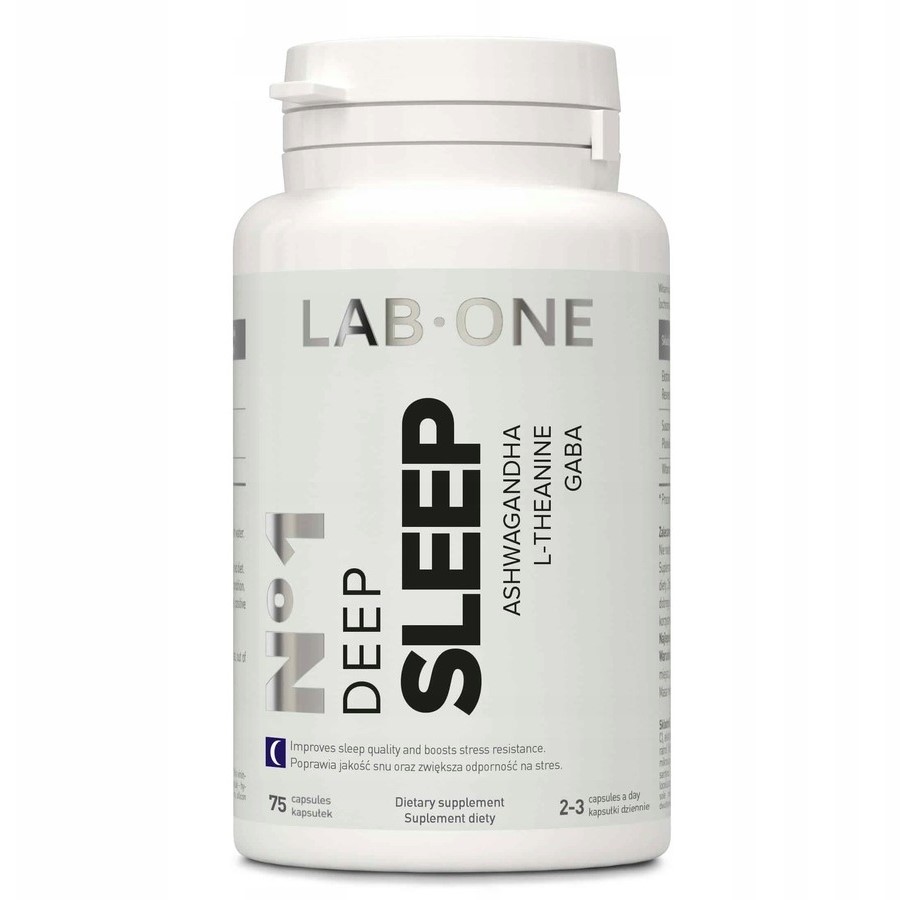 Lab One N°1 Deep SLEEP suplement diety wspierający sen i regenerację, 75 kaps./1 opak.