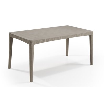 Stół KETER Girona Flat Wicker 232003 Cappuccino