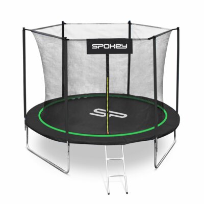Trampolina SPOKEY Jumper Czarno-zielony (244 cm)