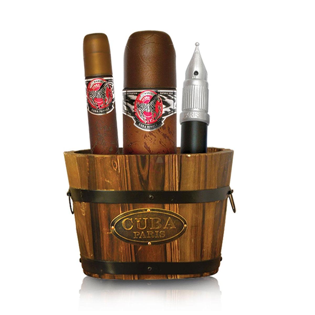 Cuba Original Jungle Zebra zestaw damski: woda perfumowana, 100 ml + woda perfumowana, 35 ml + woda perfumowana, 20 ml