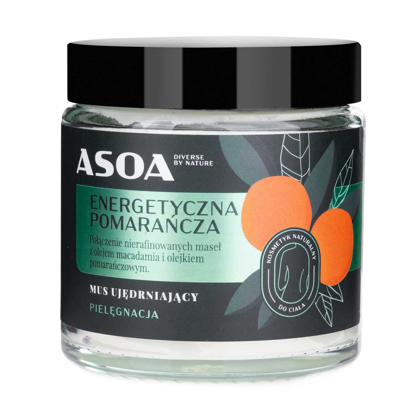 Asoa masło do ciała energetyczna pomarańcza, 120 ml