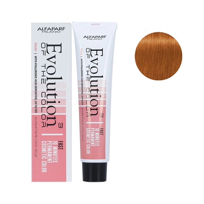 Alfaparf Evolution of the Color Cube 10 Minutes trwała farba do włosów 8 jasny złoty blond, 60 ml