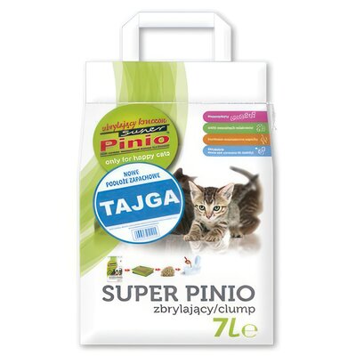 Żwirek dla kota SUPER PINIO Tajga 7 L