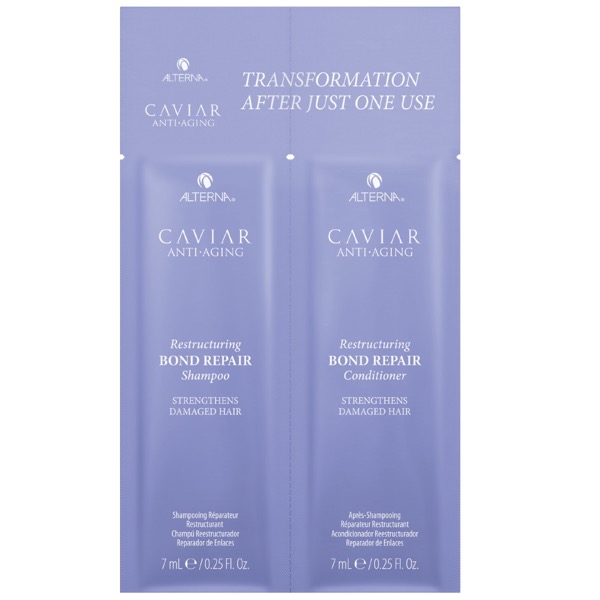 Alterna Caviar Anti-Aging zestaw: szampon do włosów, 7 ml + odżywka do włosów, 7 ml