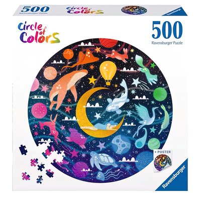 Puzzle RAVENSBURGER Paleta kolorów Sny 12000818 (500 elementów)