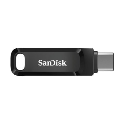 Pendrive SANDISK Ultra Dual Drive Go 64GB, USB-C / USB 3.2 Gen. 1 (USB 3.0), Odczyt 150 Mb/s Czarny