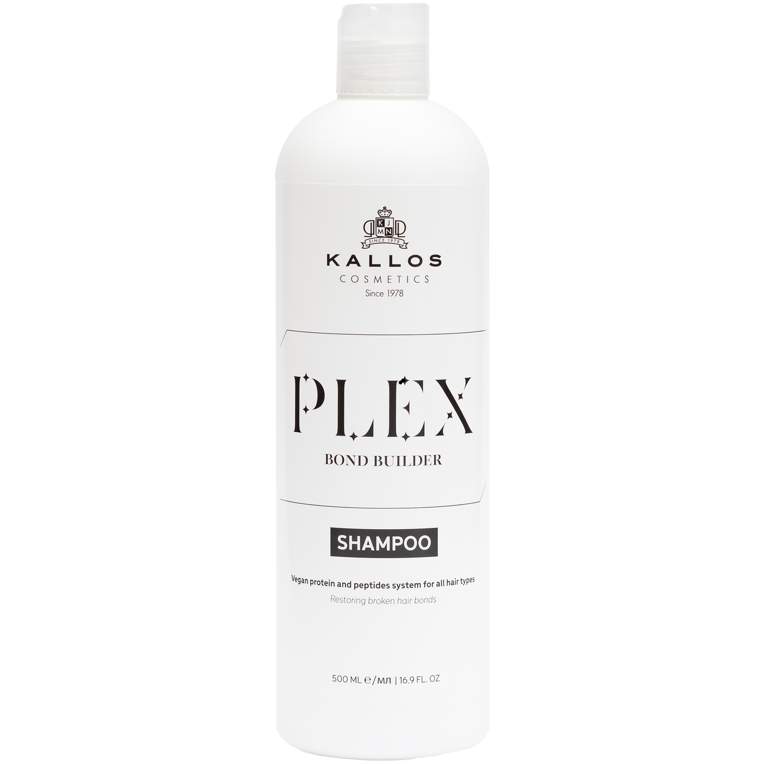 Kallos Plex szampon z kompleksem białek roślinnych i peptydów, 500 ml