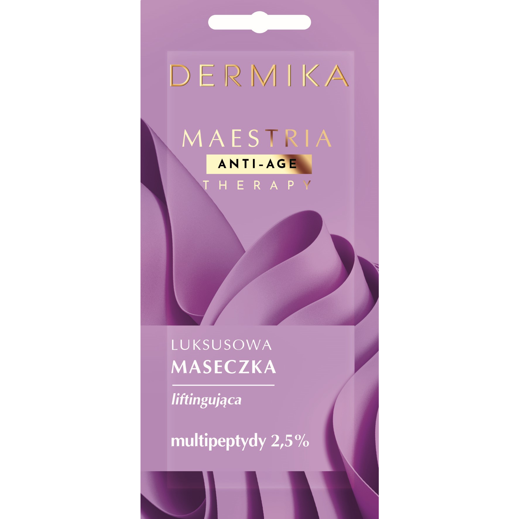 Dermika Maestria luksusowa maseczka liftingująca multipetydy 2,5%, 7 g