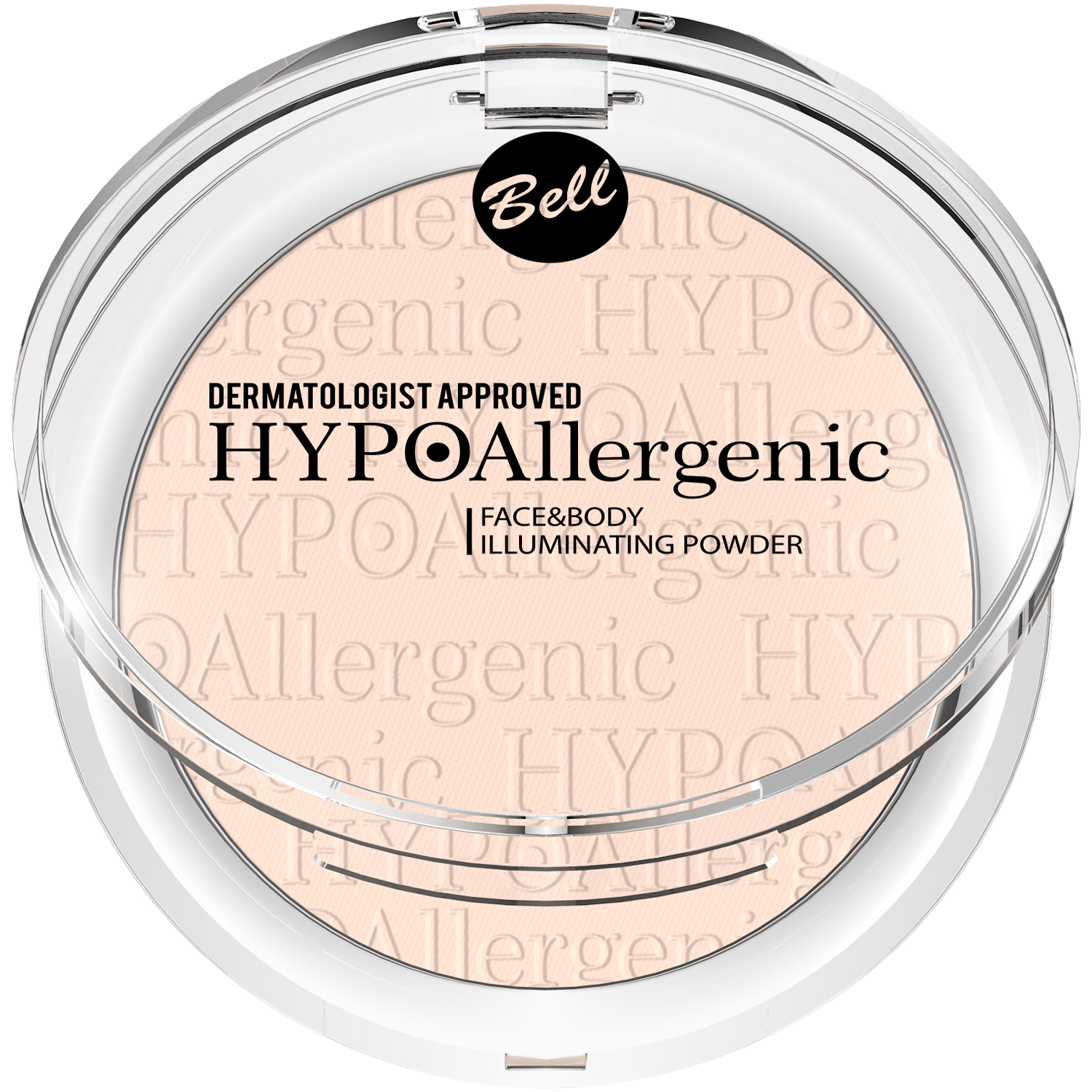 Bell HYPOAllergenic Face & Body rozświetlacz do twarzy i ciała 1, 8 g