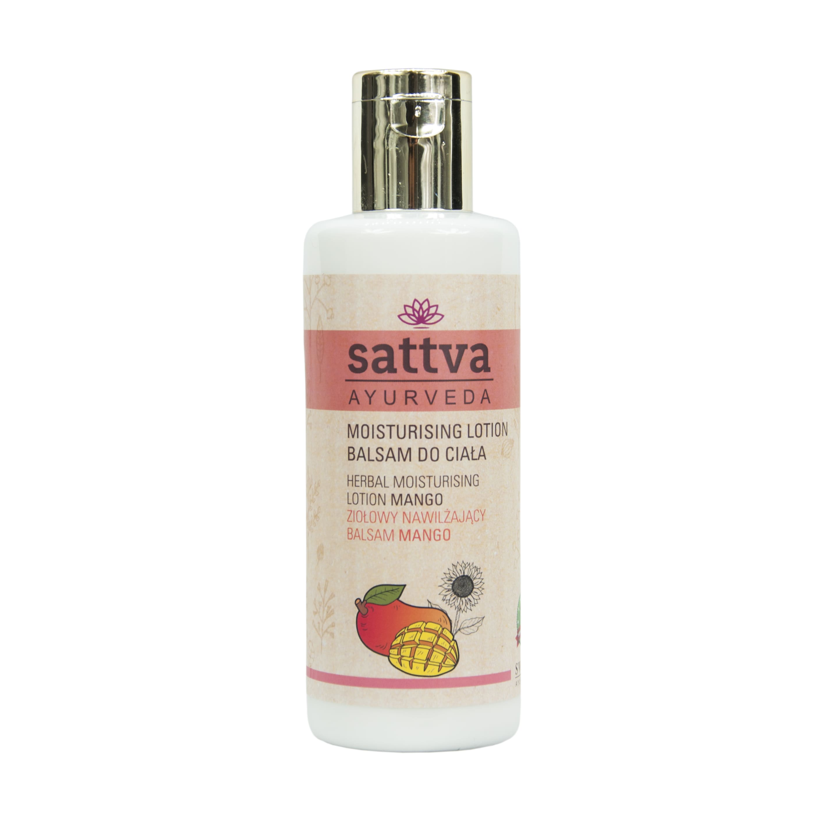 Sattva Ayurveda nawilżający balsam do ciała mango, 210 ml