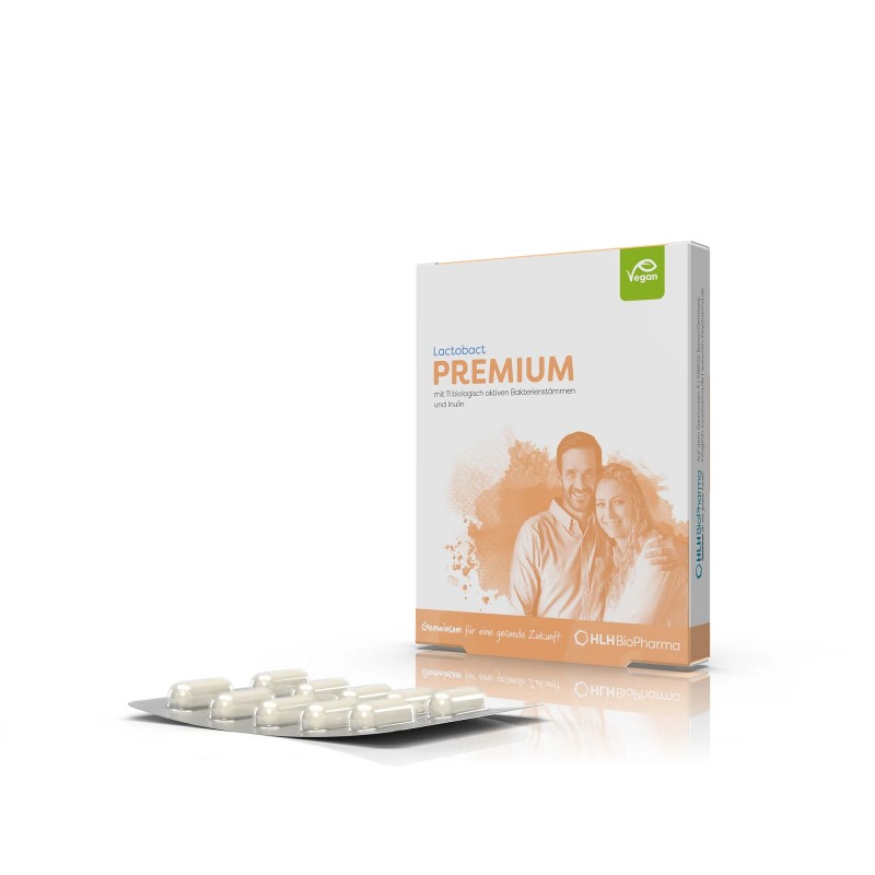 HLH BioPharma Lactobact Premium probiotyk, 30 kaps./1 opak.