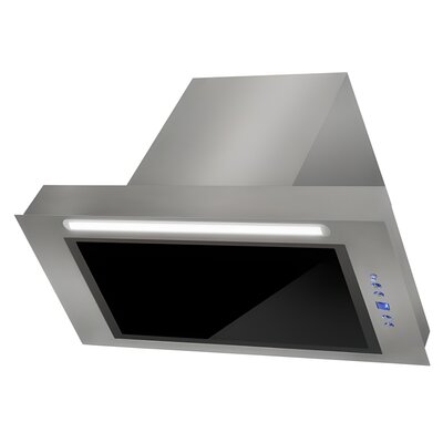 Okap AFRELLI AW-10 Piano 90 Inox/Czarne szkło 439m3/h 59dB klasa A Timer