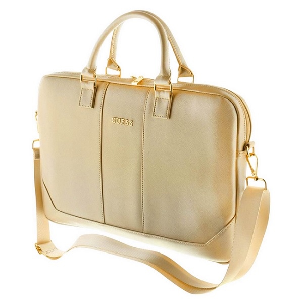 Guess Saffiano Look Beige - tobra na MacBook
