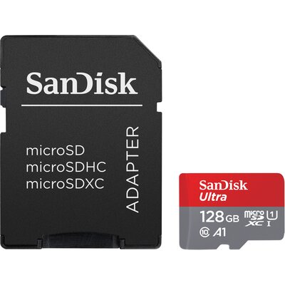 Karta pamięci SANDISK Ultra microSDXC 128GB + Adapter
