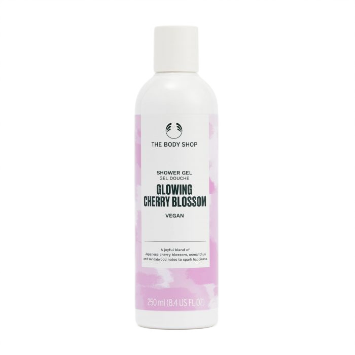 The Body Shop Glowing Cherry Blossom wegański żel pod prysznic, 250 ml