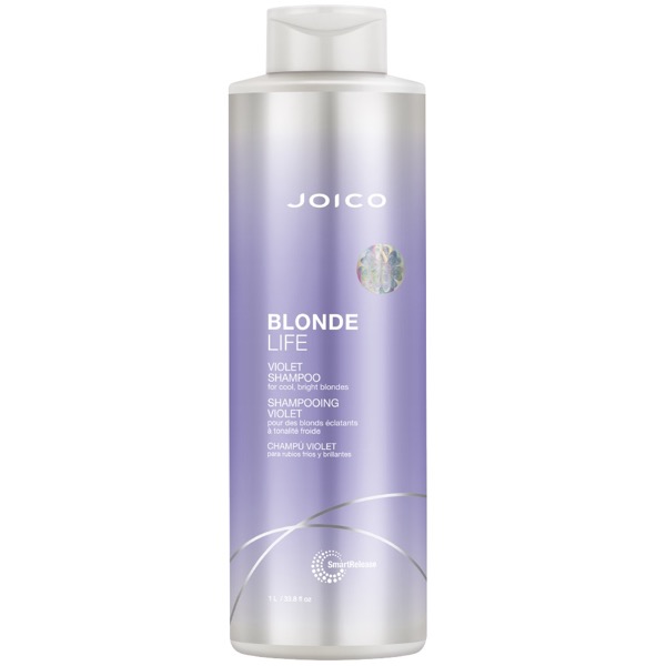 Joico Blonde Life Violet szampon do włosów rozjaśnianych na odcienie chłodnego blondu, 1000 ml