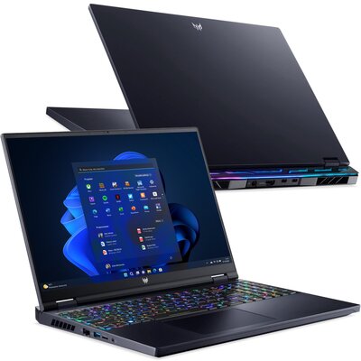 Laptop PREDATOR Helios PH16-71-94SK 16" IPS 240Hz i9-13900HX 32GB RAM 2TB SSD GeForce RTX4080 DLSS 3 Windows 11 Home