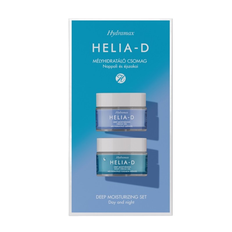 Helia-D Hydramax Deep Moisturizing Cream Gel  zestaw: głęboko nawilżający krem-żel na dzień, 50 ml + krem-żel na noc, 50 ml