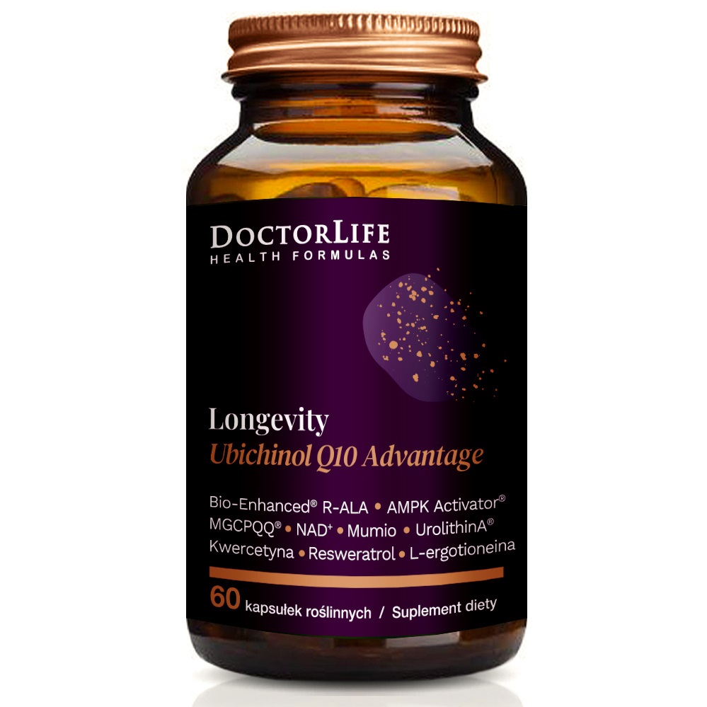 Doctor Life Longevity Ubichinol Q10 Advantage suplement diety, 60 kaps./1 opak.