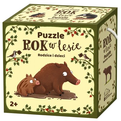 Puzzle NASZA KSIĘGARNIA Rok w lesie Rodzice i dzieci (20 elementów)