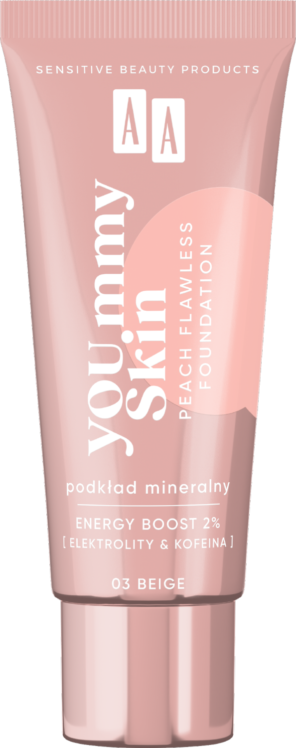 AA YOU.mmy Skin podkład mineralny dodający blasku, 03 Beige, 30ml