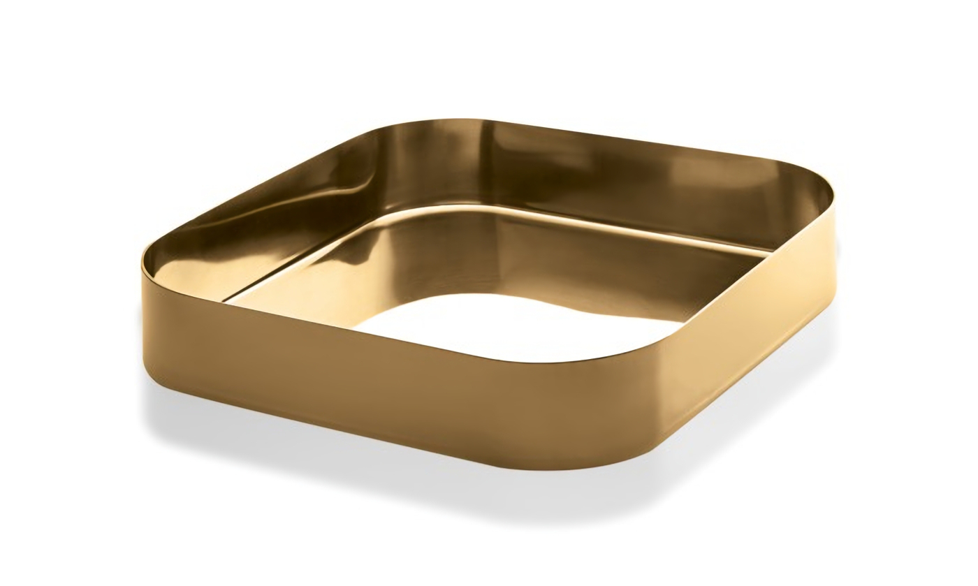 MEPRA - Podstawka kwadratowa do serwowania Stile Oro 22 x 22 cm