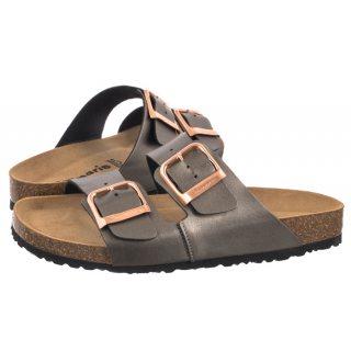 Klapki Tamaris Brązowe 1-27503-42 214 Anthracite