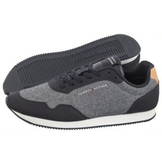 Sneakersy Tommy Hilfiger Lo Runner Mix Chambray Desert Sky FM0FM05070 DW5