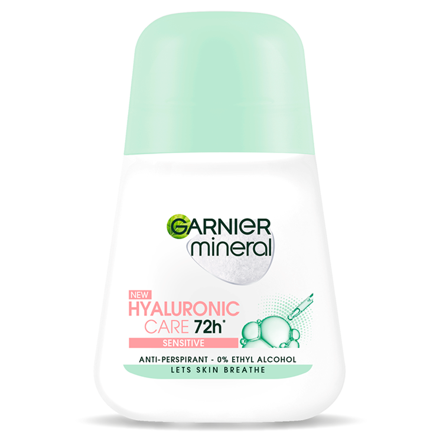 Garnier Mineral Hyaluronic Care 72h Sensitive antyperspirant w kulce damski, 50 ml