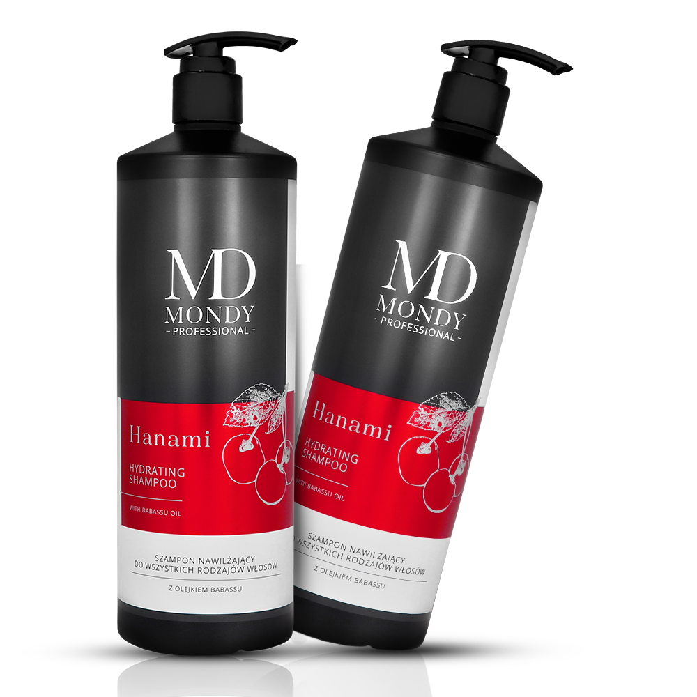 Mondy zestaw: szampon do włosów Hanami, 2x1000 ml