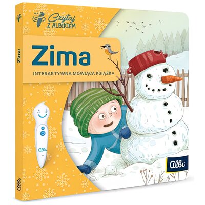 Książka Czytaj z Albikiem Zima Lucie Krystlíková (twarda okładka)