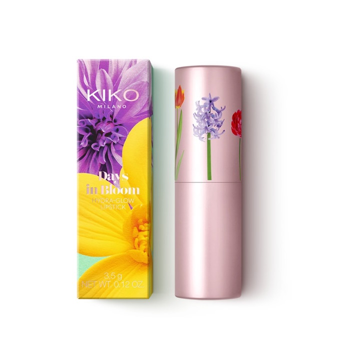 Kiko Milano Days In Bloom Hydra-Glow Lipstick nawilżająca pomadka do ust 02 Lady Rose, 3,5 g