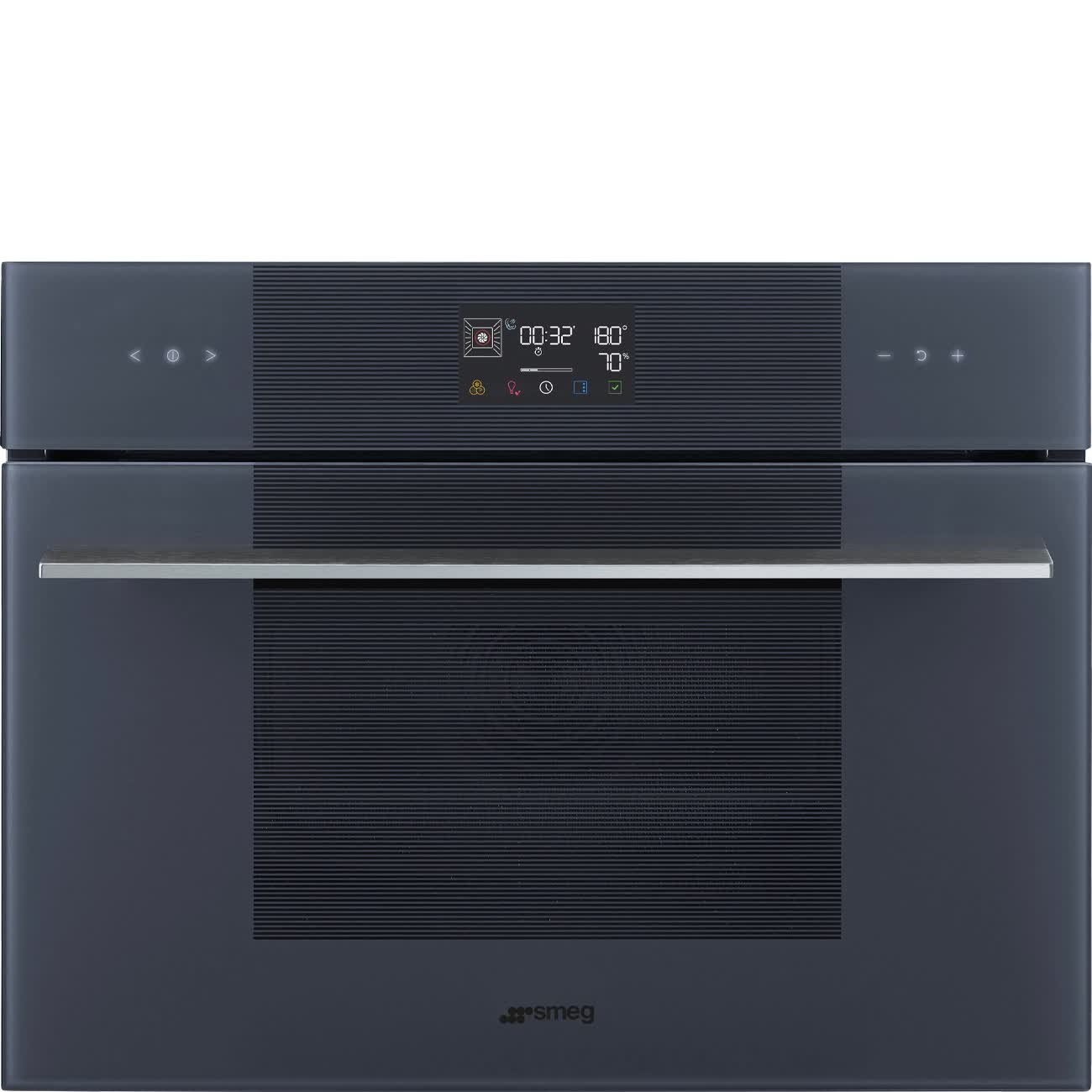 Smeg - Piekarnik elektryczny z funkcją pary SO4102S3G Linea Neptune Grey