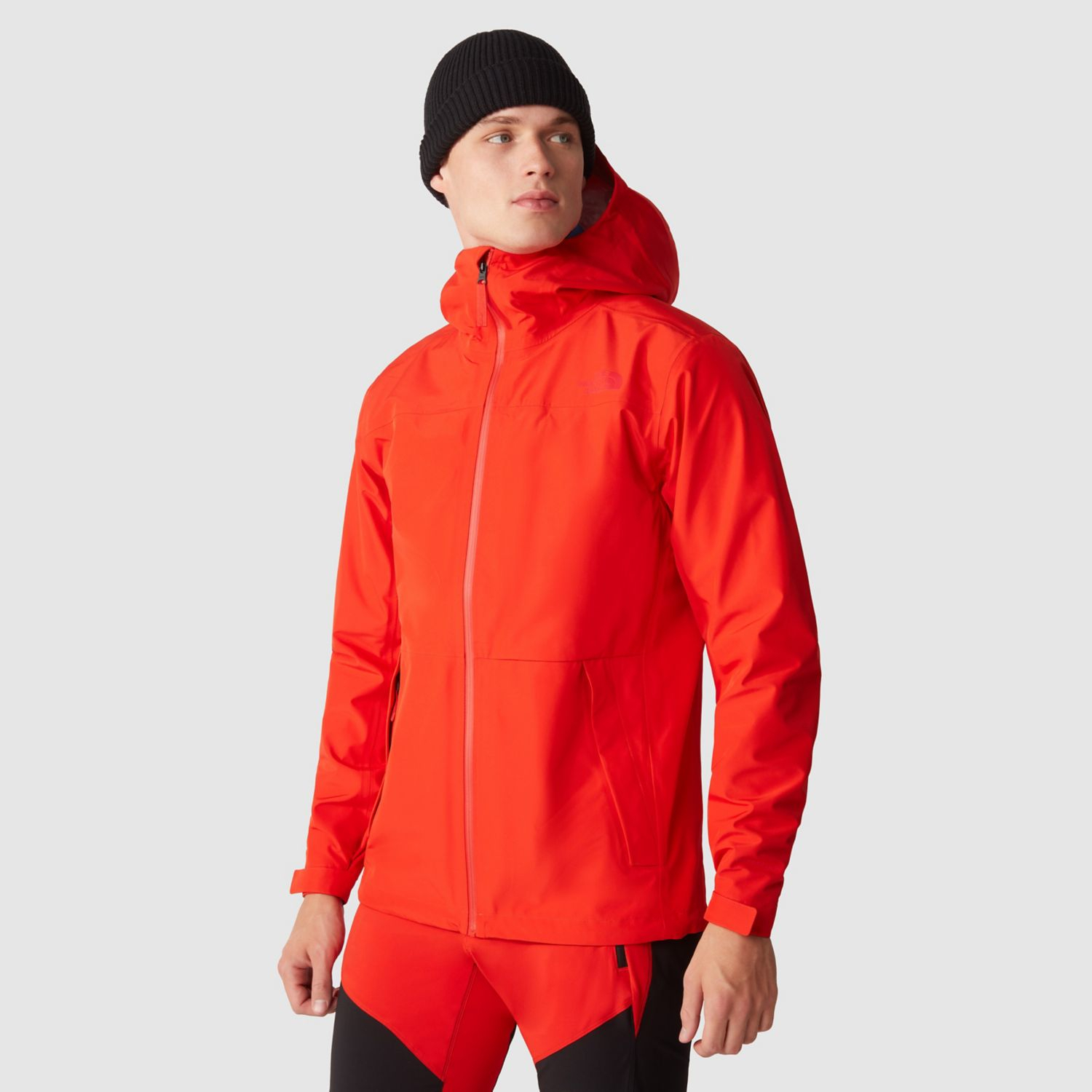 Męska kurtka przeciwdeszczowa The North Face Dryzzle Futurelight fiery red - XL