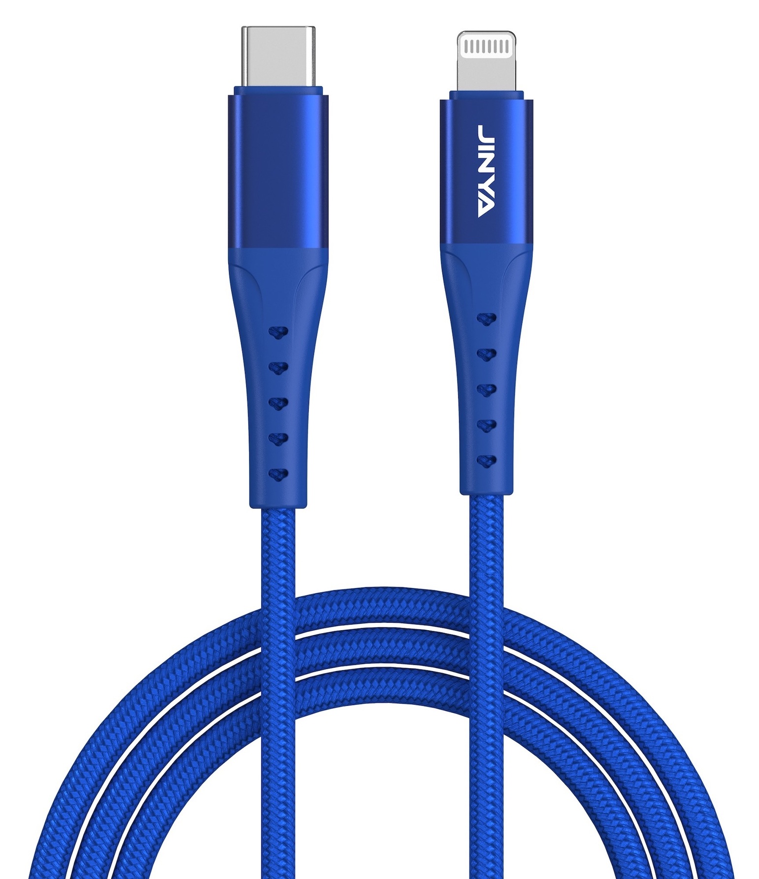 JINYA TechLink 1M USB-C Lightning Blue - kabel lightning